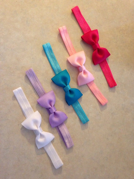 Items similar to Bow Tie Headbands Bow Tie Tuxedo Bows on Shiny