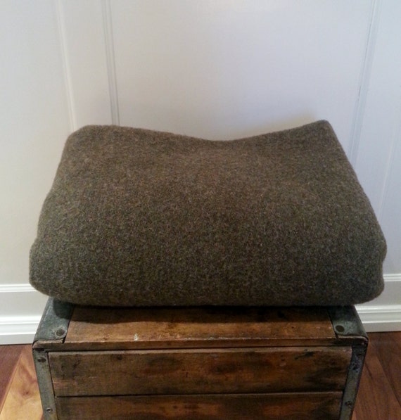 vintage wool camp blanket