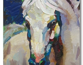 horse painting on Etsy, a global handmade and vintage marketplace.