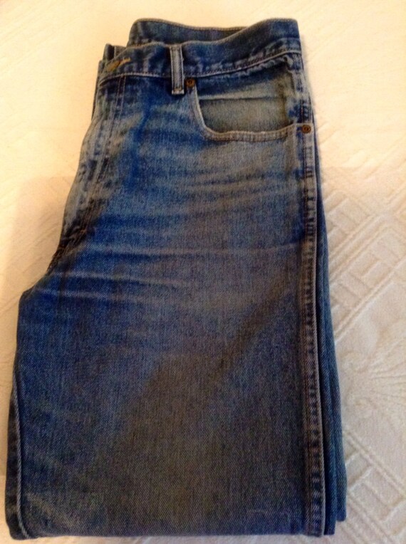 80s Calvin Klein Men Jeans // Distressed vintage designer