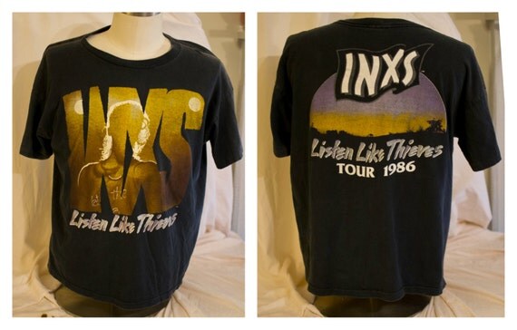 inxs listen like thieves t shirt