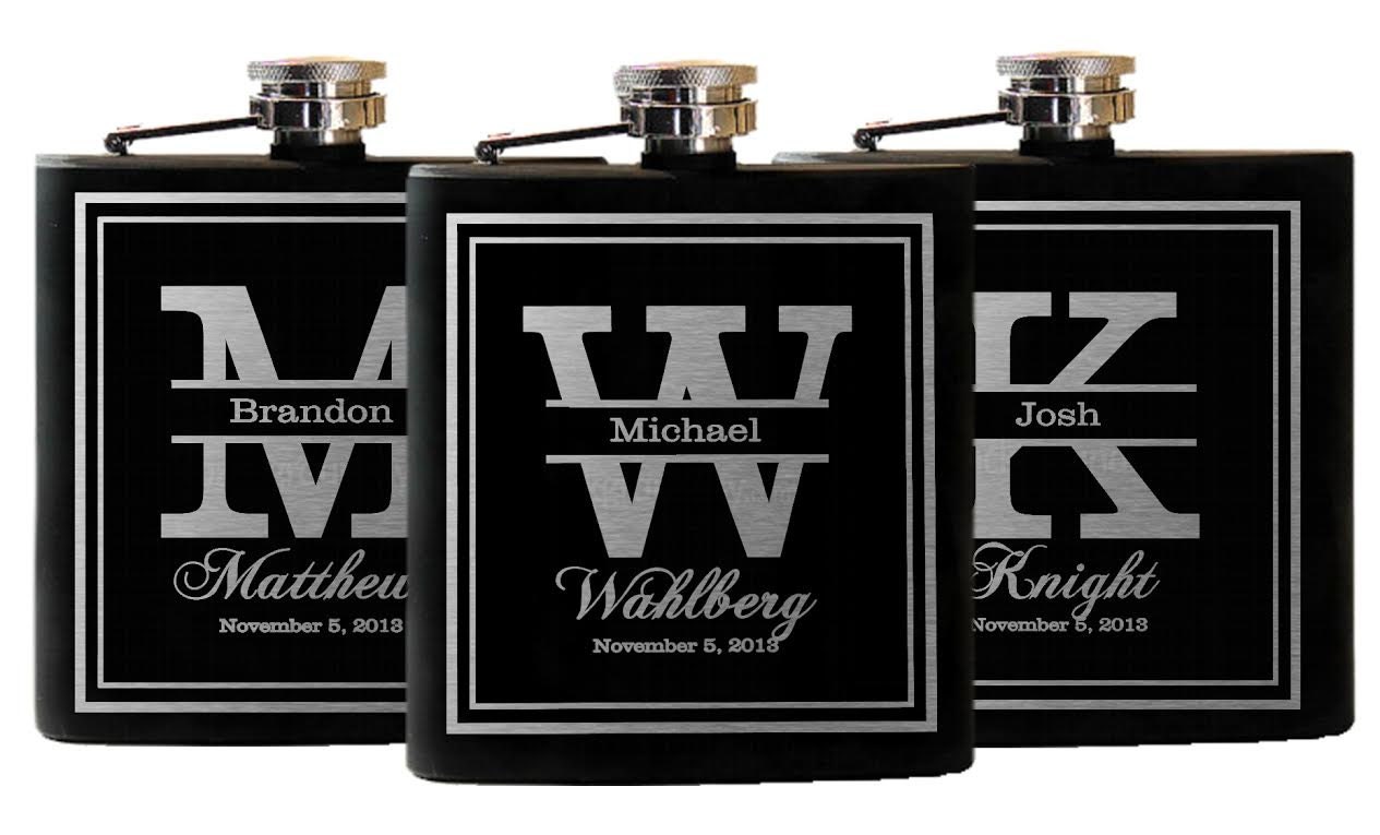 College Graduation Gift Fraternity Flask by UrbanFarmhouseTampa