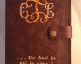 3rd Wedding Anniversary Gift for her/him, Leather Journal