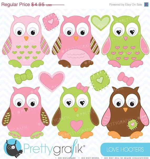40% OFF SALE Owl clipart commercial use, vector graphics, digital clip art, digital images - CL374 Il_570xn