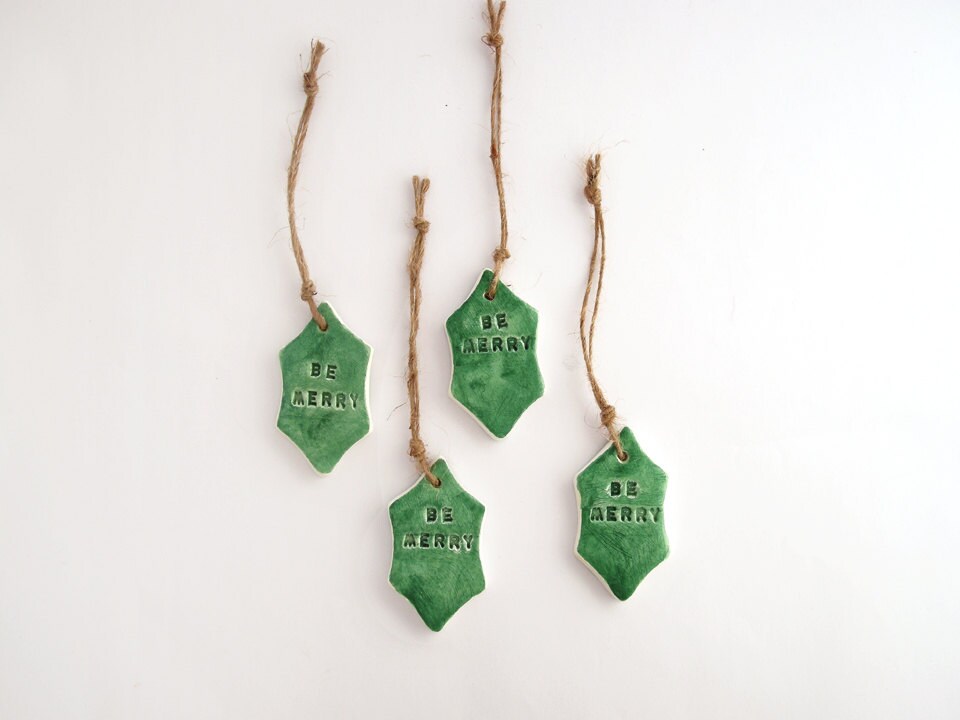 be merry ornaments christmas gift tags clay ornaments be merry ornaments christmas gift tags clay ornaments