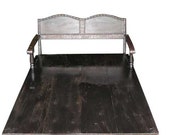 Old Cart Daybed Hand Crafted Iron Accent Indian Bed