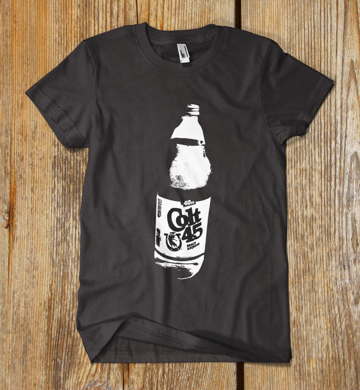 CUSTOM printed Colt 45 t shirt. One of a kind by DISTINKTTEES