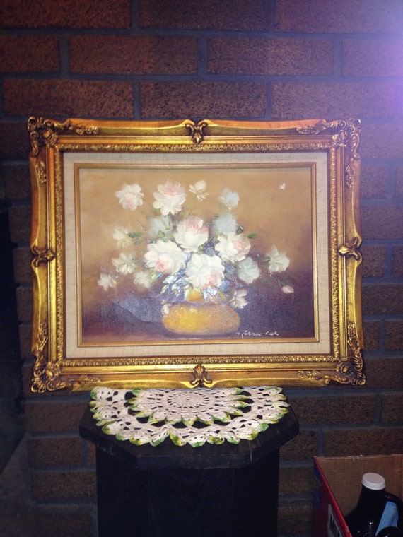 Items similar to Vintage Signed Robert Cox Painting Framed