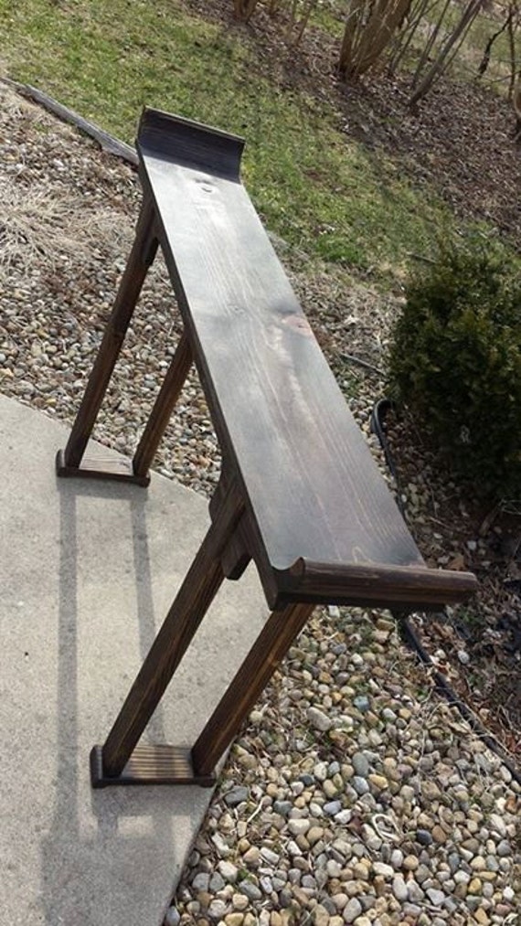 Elegant Mandarin Altar Table By Unique Primtiques Dark Walnut