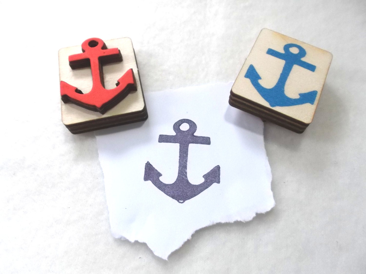 Stamp anchor 4 x 3 cm S130001A