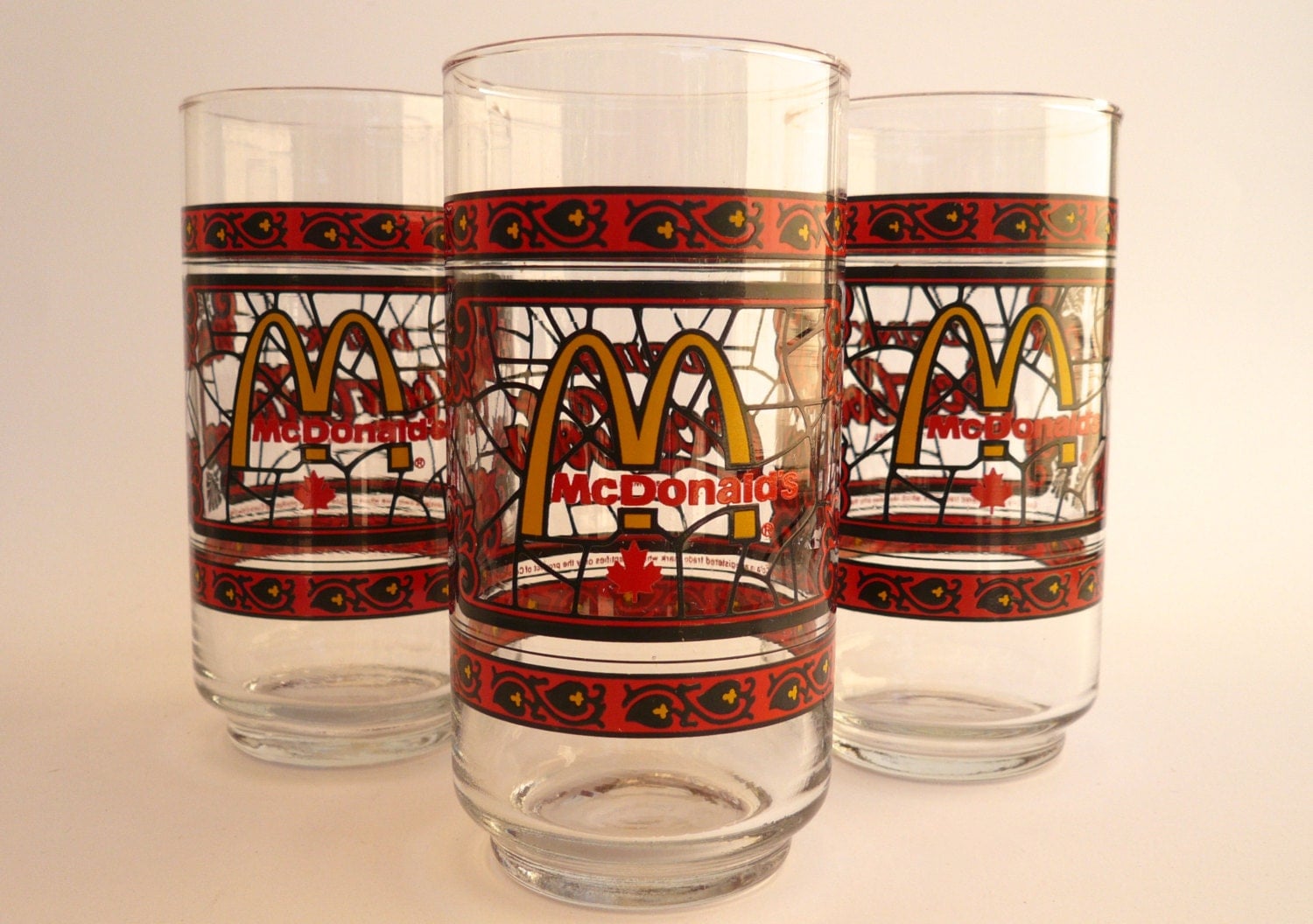 McDonalds Drinking Glasses / CocaCola by MyOtherFootsLaughing