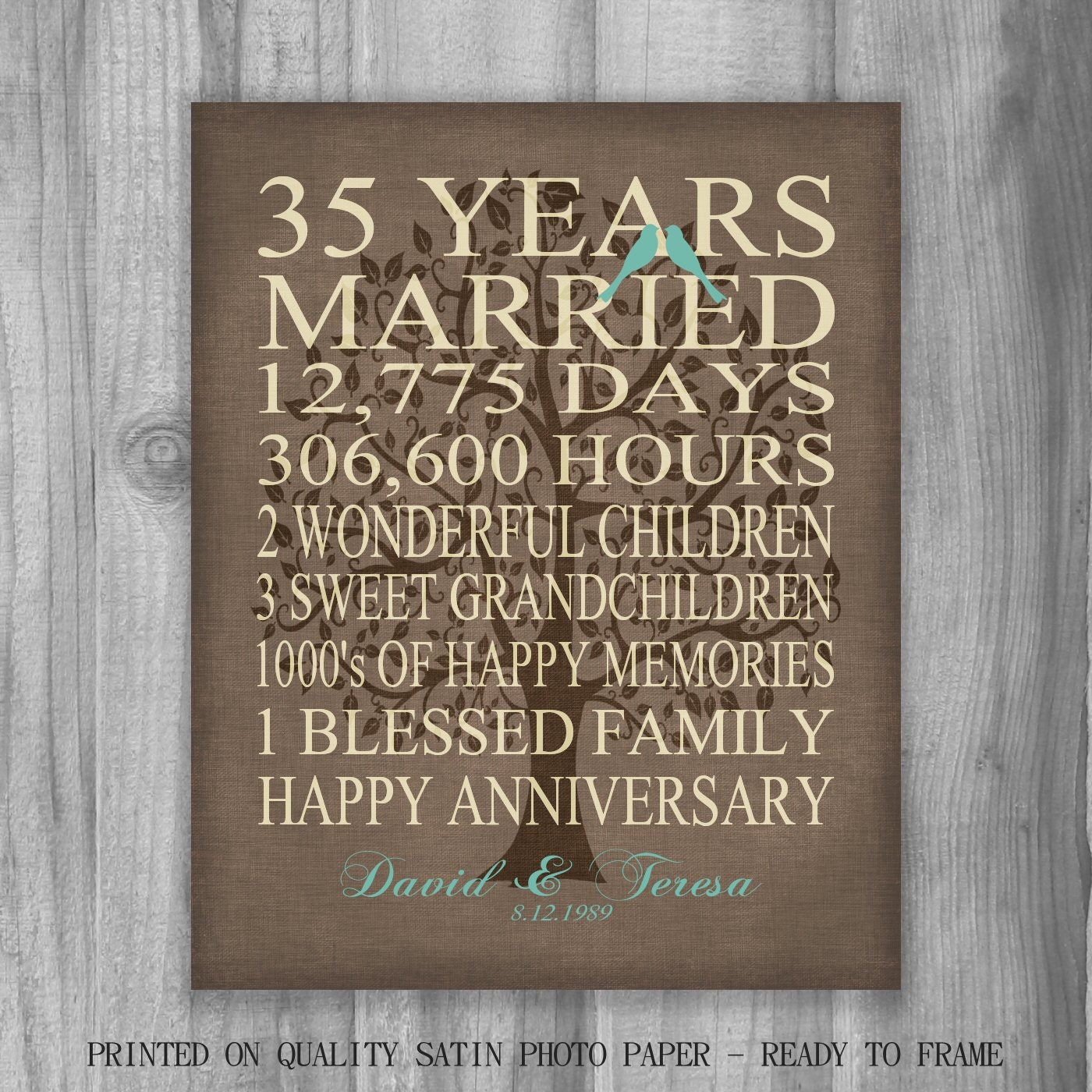 35 Year Anniversary Gift : 9 Best 35th Wedding Anniversary Gift Ideas | Styles At Life : The 35th year of marriage is a milestone for any couple, and represents a great chance for you to pull out the stops and celebrate with your parents.