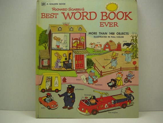 Richard Scarry's Best Word Book Ever 1963 Richard