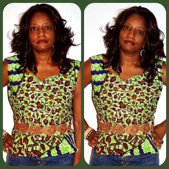 plus size african tops