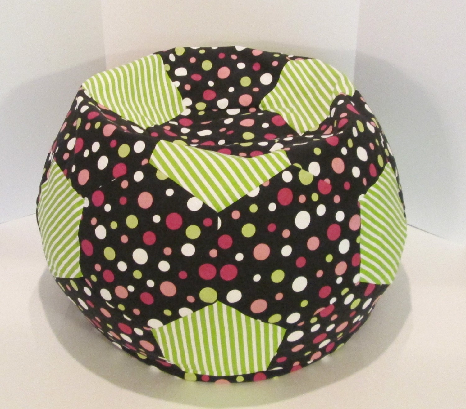 Soccer Ball Bean Bag Chair/ Bean Bag Pouf by CindyLouHou2 on Etsy