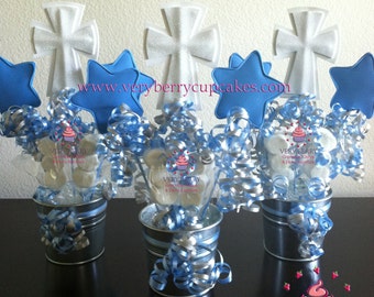 Unique Mini Favorite Things Birthday Centerpieces - Set Of 3 (Llama, Cactus, Cupcake), 6" Tall