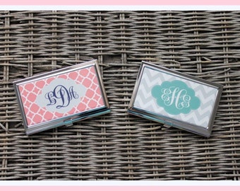Custom Business Card Case, Personalized Business Card Case, Monogrammed Business Card Case, Personalized Gift, Office, Professional