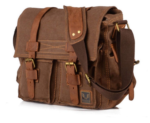leather satchel travel bag computer bag canvas bag retro school bag ... leather satchel travel bag computer bag canvas bag retro school bag ...