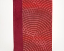 blank book hardcover quarter leather red popular items