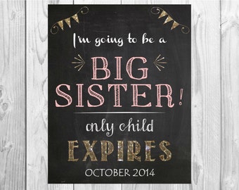 Download Gold Font I'm going to be a Big Sister/Big Brother (only ...