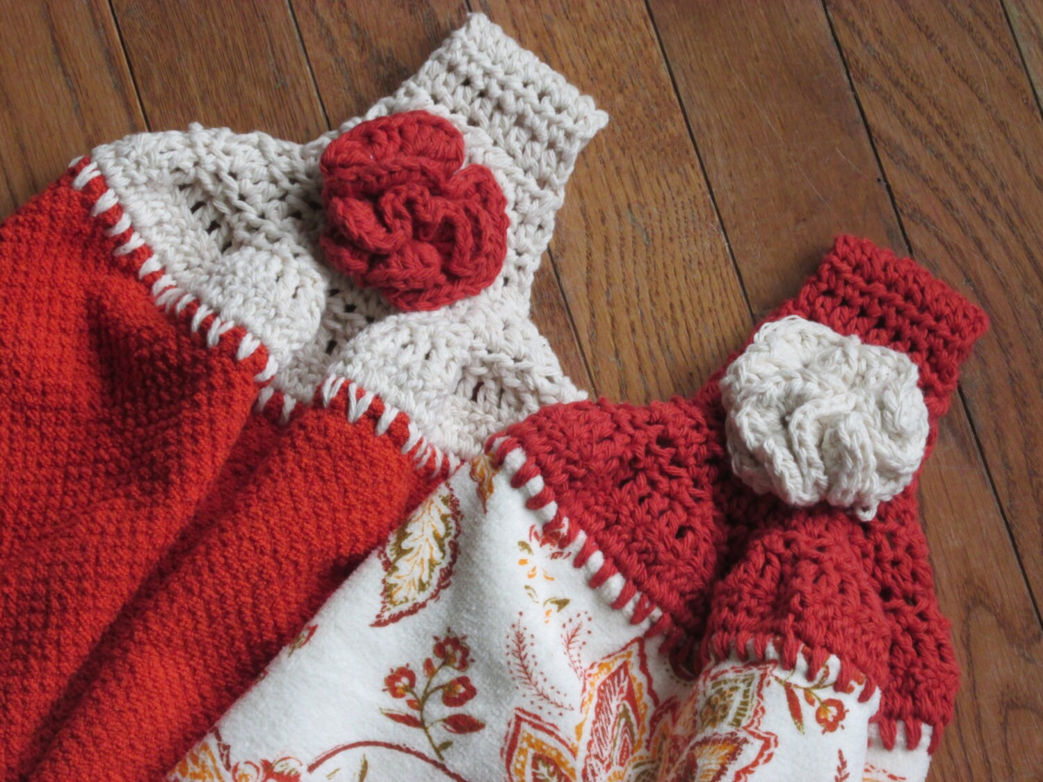 Download Kitchen Towel Top Crochet Pattern Instant Download PDF