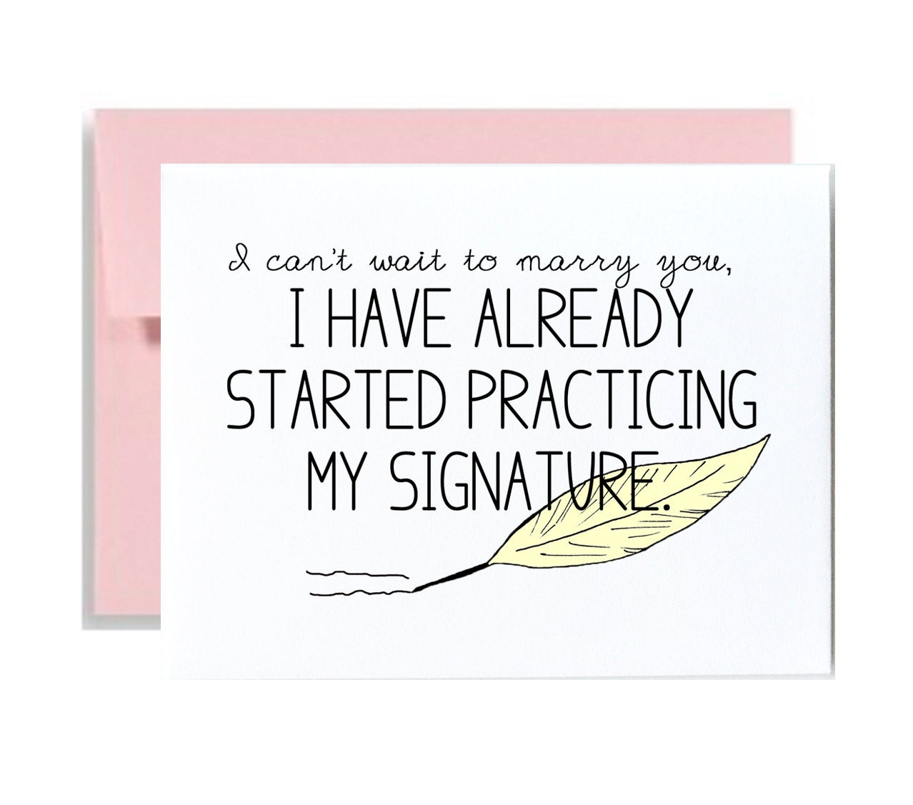 Engagement Card Cant Wait To Marry You Wedding Valentines