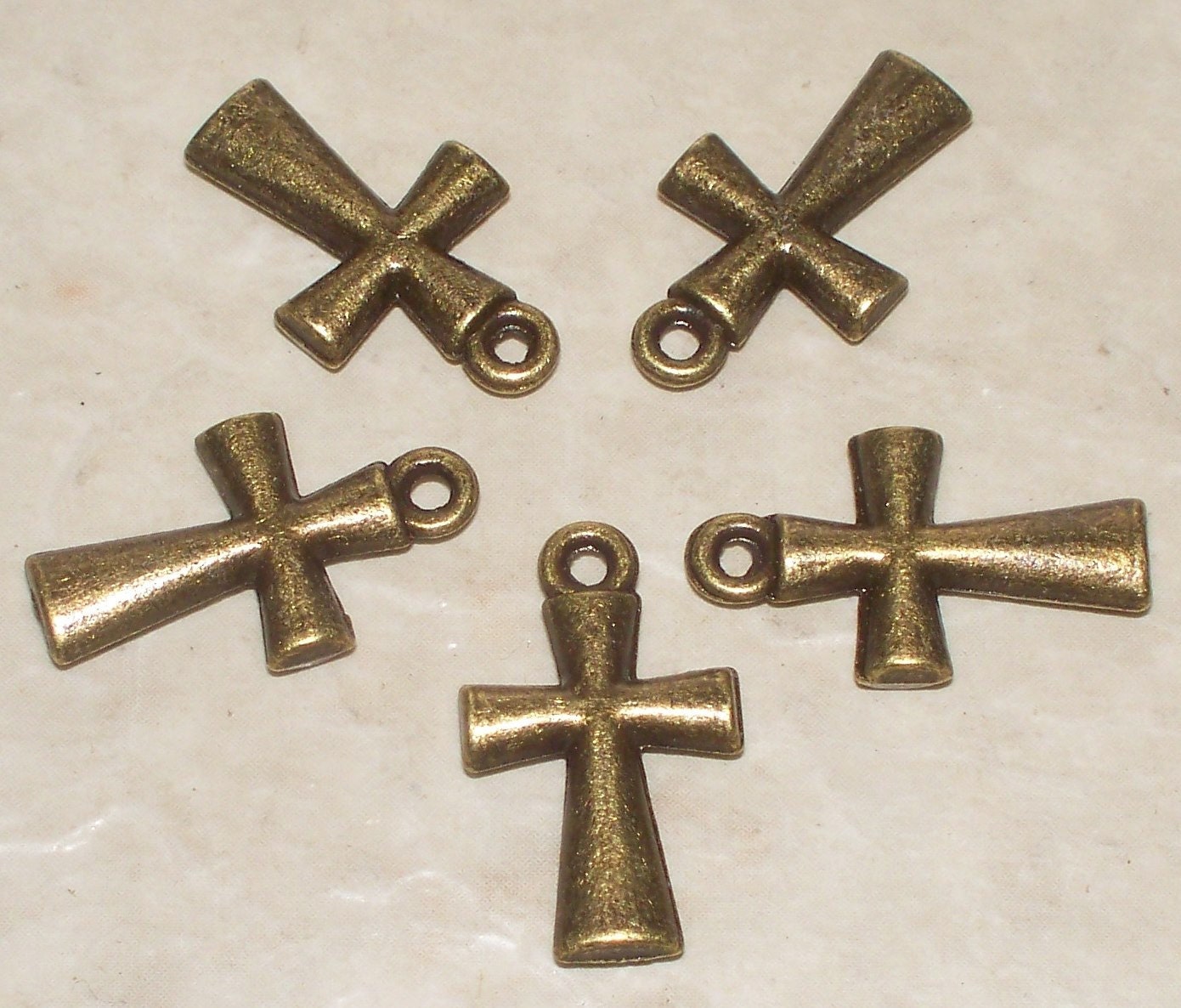 etsy back cross Welcome charms