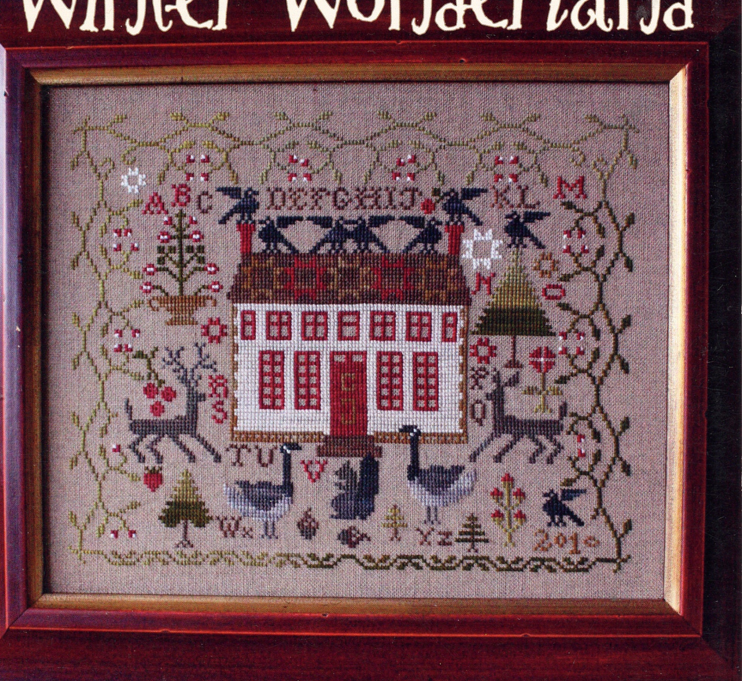 WINTER WONDERLAND by Blackbird Designs Cross by DinkyDoodads