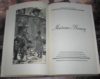 1950 Madame Bovary Hardcover Book
