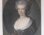 Sir Frank Short Signed HC Original Mezzotint 1902 Portrait of a Woman