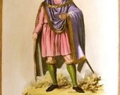 Robert Ronald McIan Lithograph 1845-1857 Mac Coll from "The Clans of the Scottish Highlands"