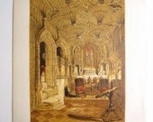 Charles Knight  Chantry Chapel Warwick 1860  "Old England: A Pictorial Museum"