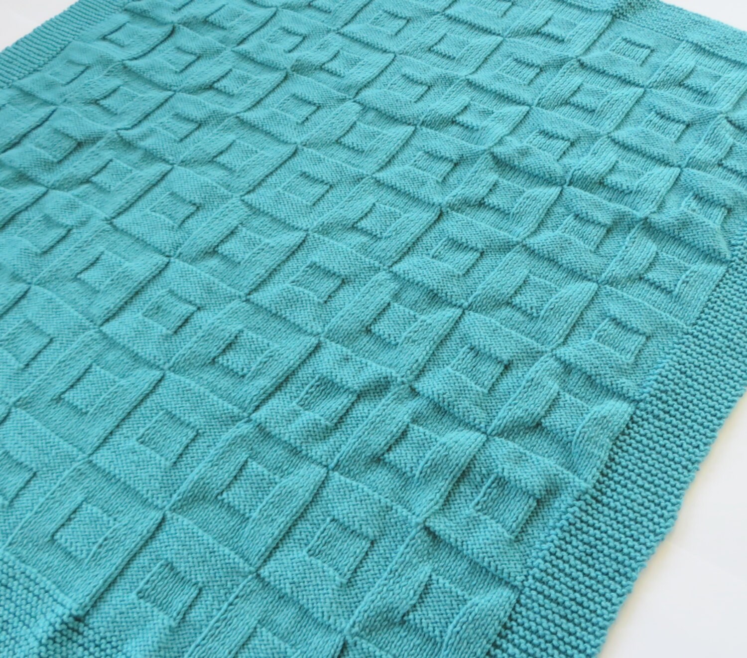 Knitting Pattern: Knit Baby Blanket Pattern by MockingbirdKnits
