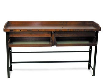 Double Station Workbench, Grobet USA, jeweler's bench