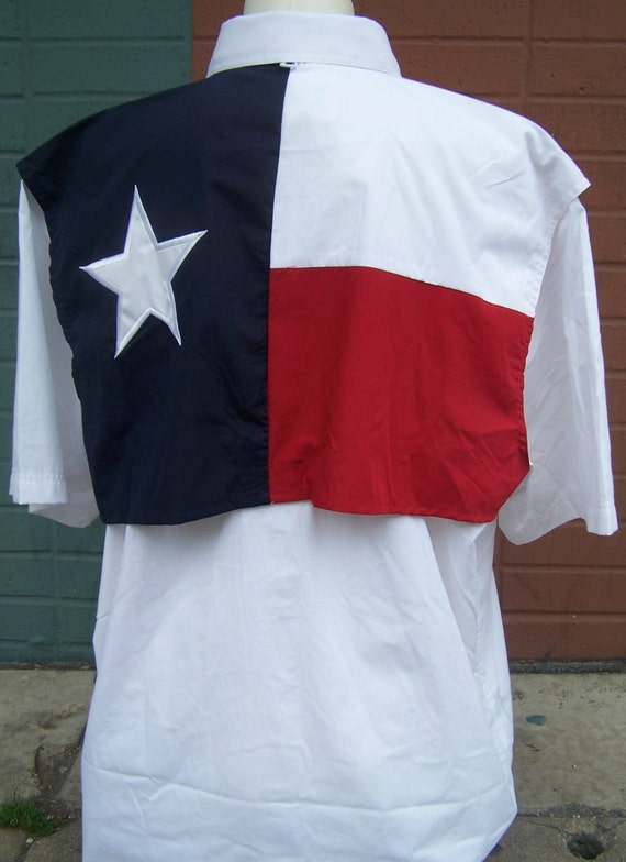 Custom Monogrammed Texas Flag Fishing Shirt