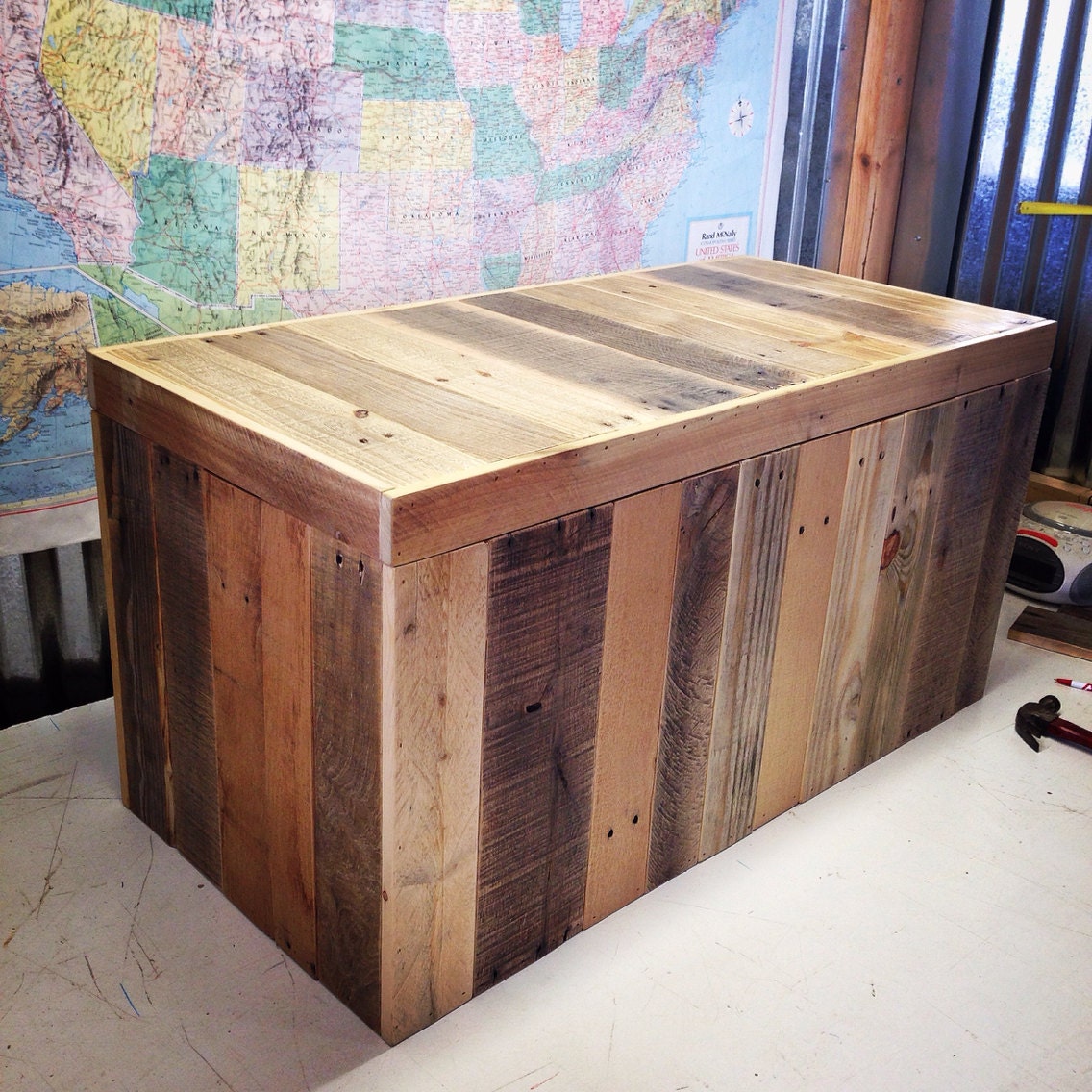 SALE Pallet Chest by SibusFurnitureDecor on Etsy