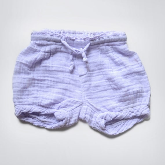 Muslin cotton Purple Shorts