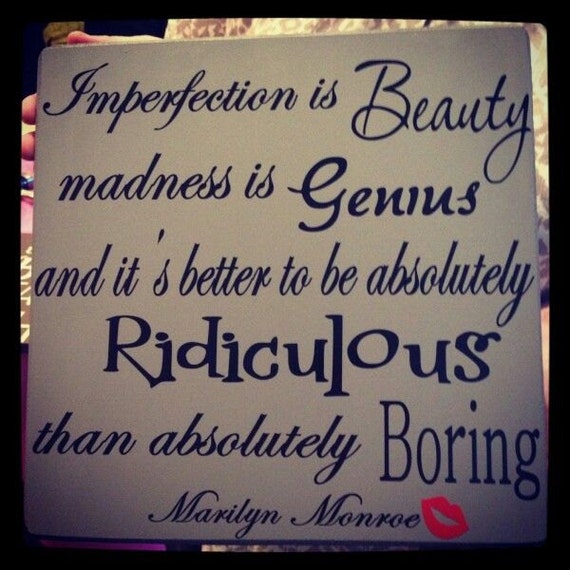 Items similar to Marilyn Monroe Quote on Etsy