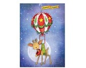 80% OFF Printable Christmas cards DIY instant download - Rudy's training to fly! AMB-610 Il_170x135