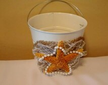 ring bearer pail for beach wedding