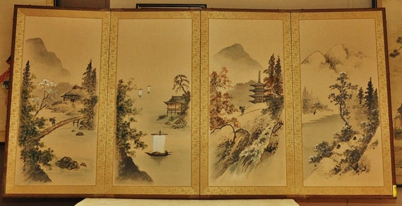 painting on silk screen