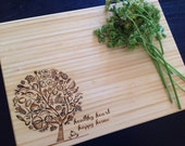 Personalized Cutting Board! Healthy heart, happy home, plenty of chopping space!