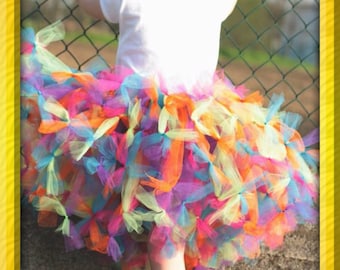 Boutique cupcake style tutu skirt and bow set only in your size