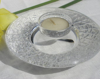 Candle Holder - Orrefors - Glass