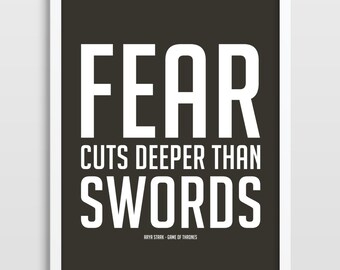 Game Of Thrones, Inspirational Quote, Typographic Print, Arya Stark, Thrones Quote, TV Series, Typography Poster. Minimalistic Art.