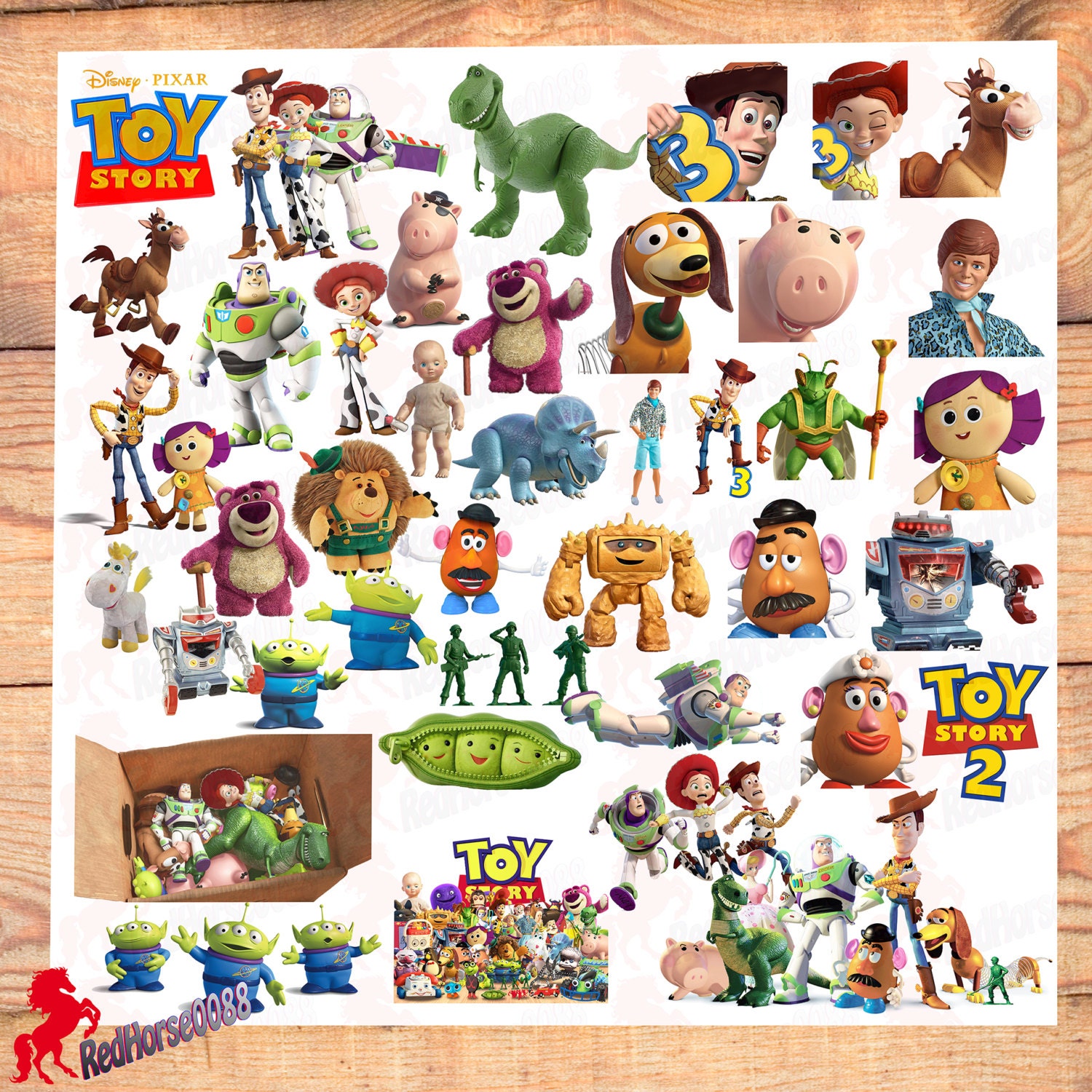 characters toy story 3