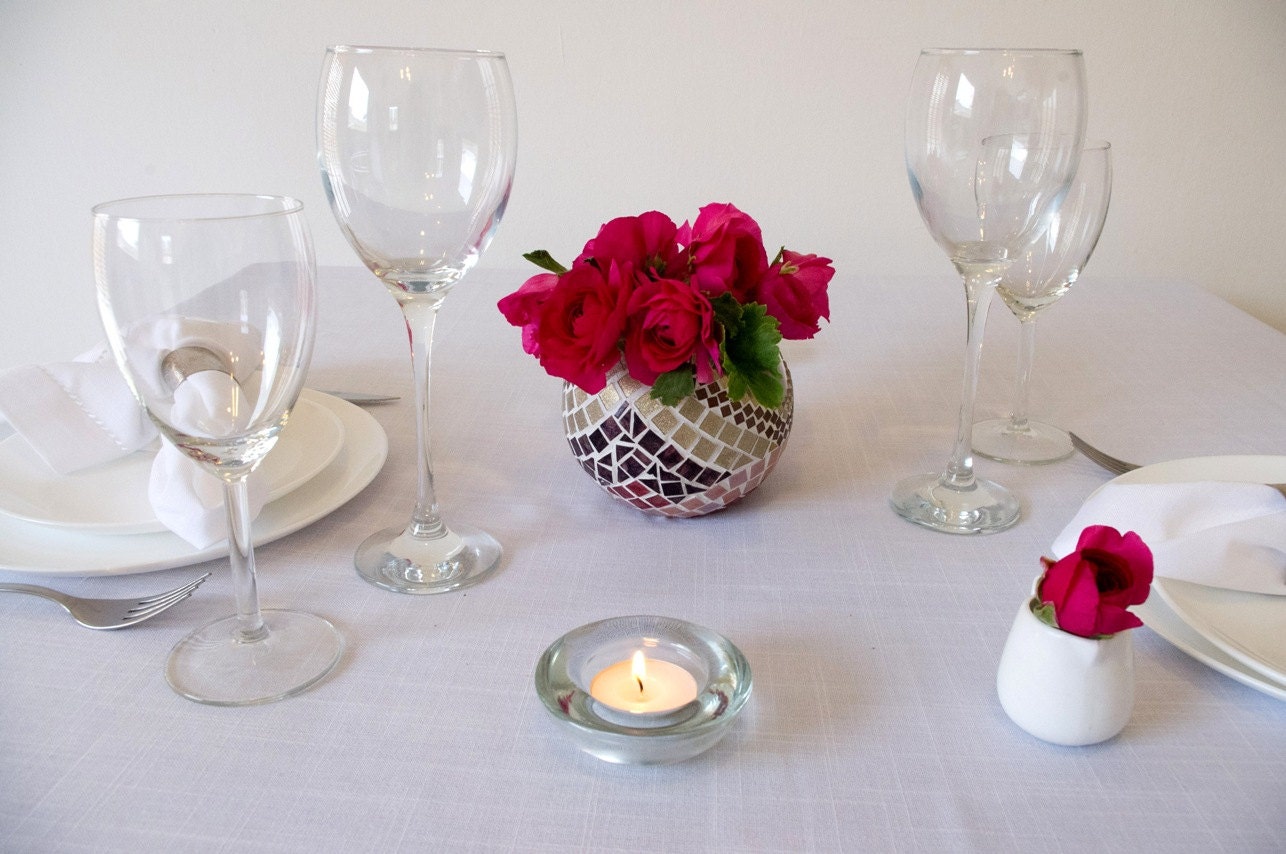 Mosaic vase handmade-mosaic-vase-valentines-gift-pink