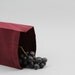 burgundy lunch bag