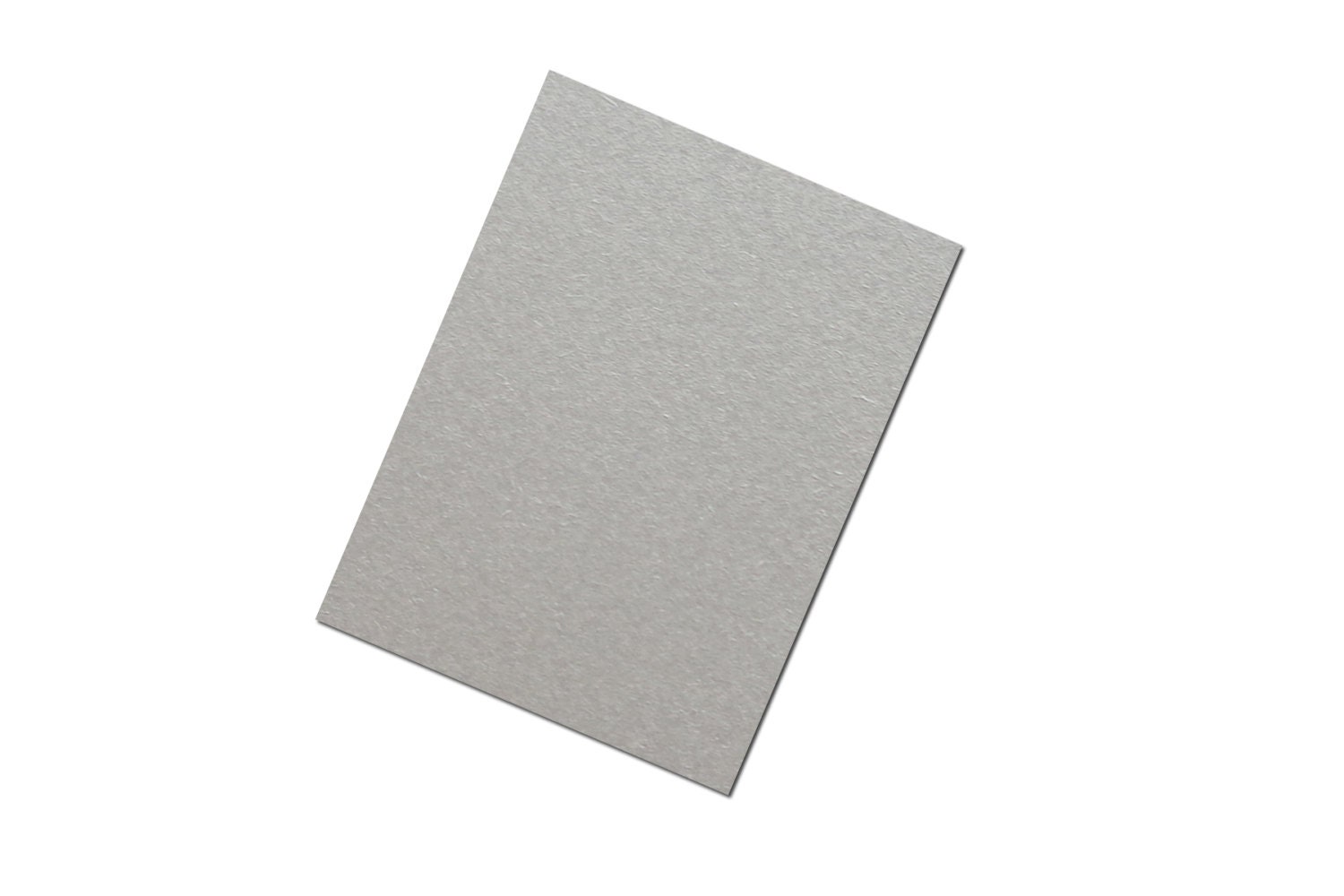 Metallic Silver 5x7 Cardstock 25 pack