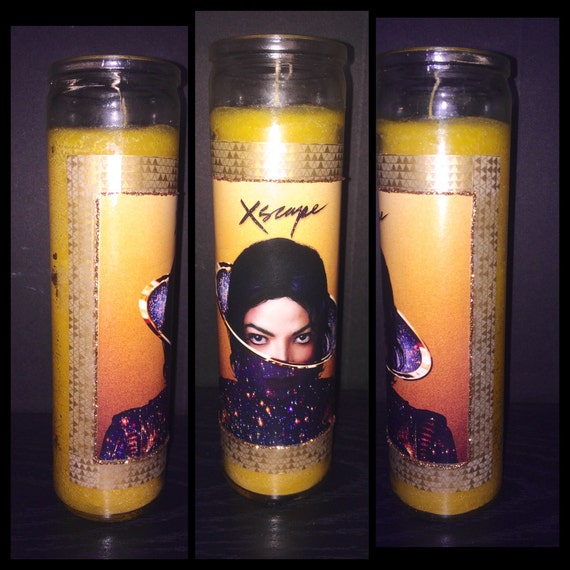 Michael Jackson Xscape Candle by CoversOnWax on Etsy